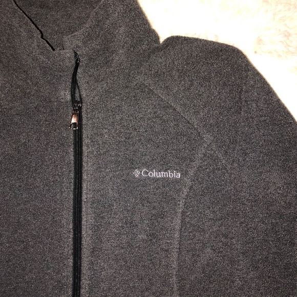 COLUMBIA—WOMENS’S DARK GRAY BENTON SPRING’S ZIP FLEECE JACKET!! EUC/NICE… - Picture 4 of 7